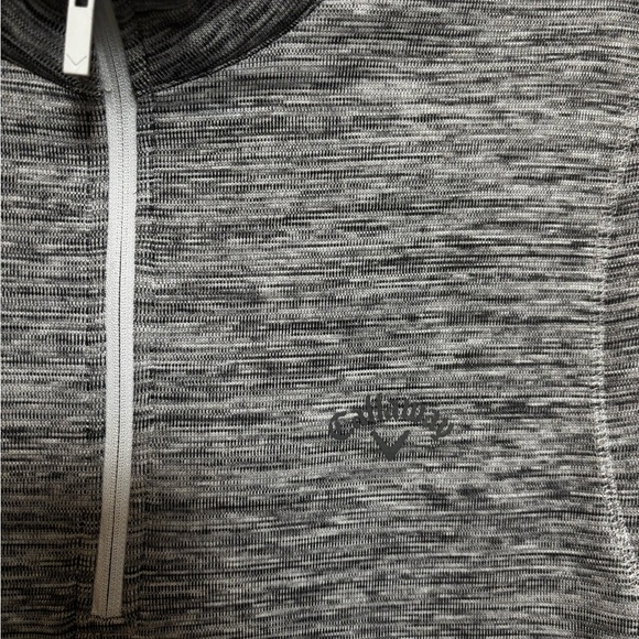 Callaway Golf Men's Weather Series Fleece Lined 1/4 Zip Vest‎ Heathered Medium - Picture 2 of 5